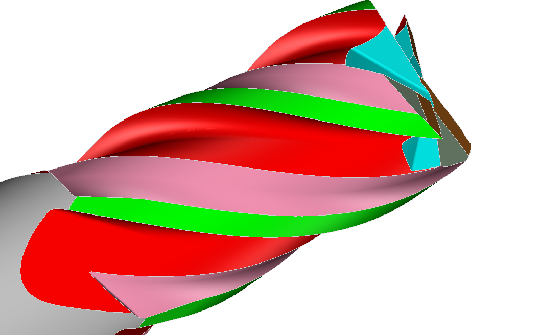 Tool Geometry Cut and Spiral